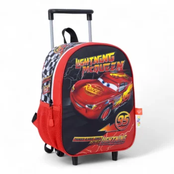 Mochila Cars Rayo 12" C/ Carro. Para Jardín