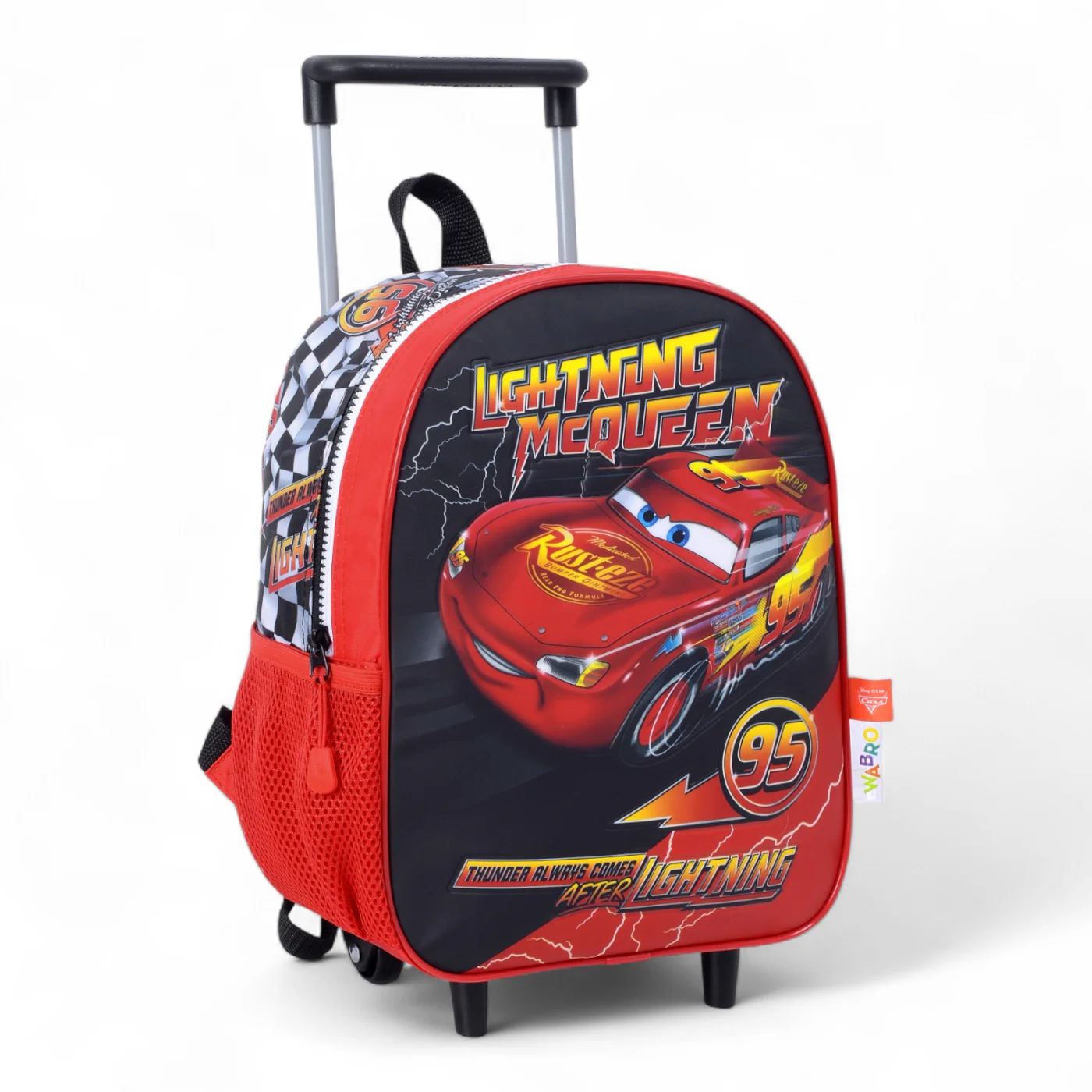 Mochila Cars Rayo 12" C/ Carro. Para Jardín