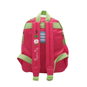 Mochila Peppa Pig Con Amigos 12". Ideal Para Jardín