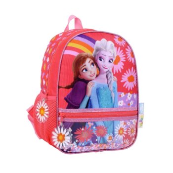 Mochila Frozen Flowers 12". Tamaño Jardín.