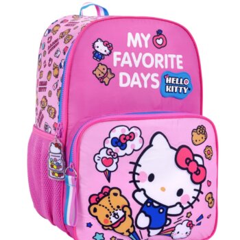 Mochila Hello Kitty Dias Favoritos Espalda 16" .Tamaño Grande.