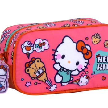 Cartuchera Hello Kitty Dias Favoritos Un Compartimento.