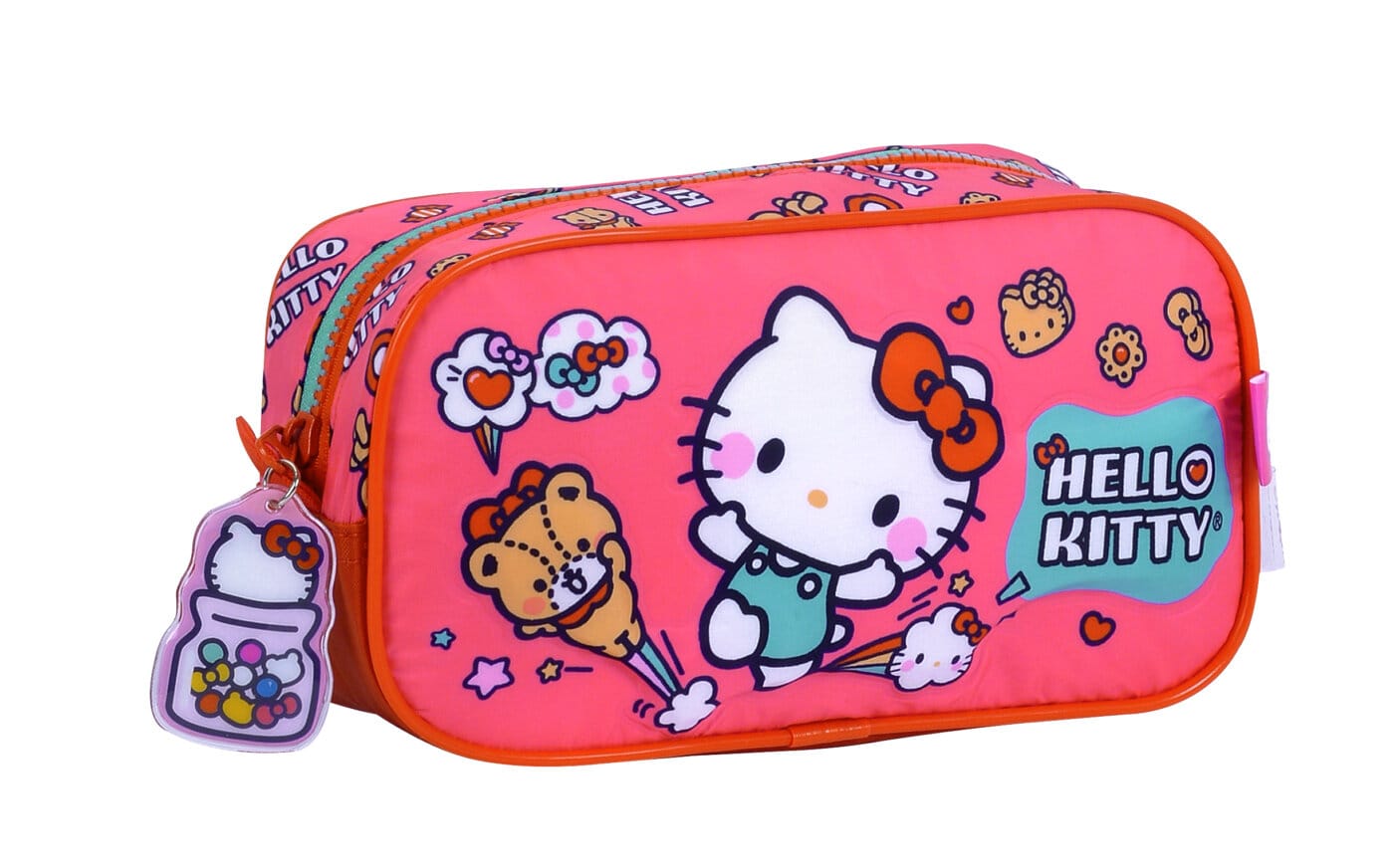 Cartuchera Hello Kitty Dias Favoritos Un Compartimento.