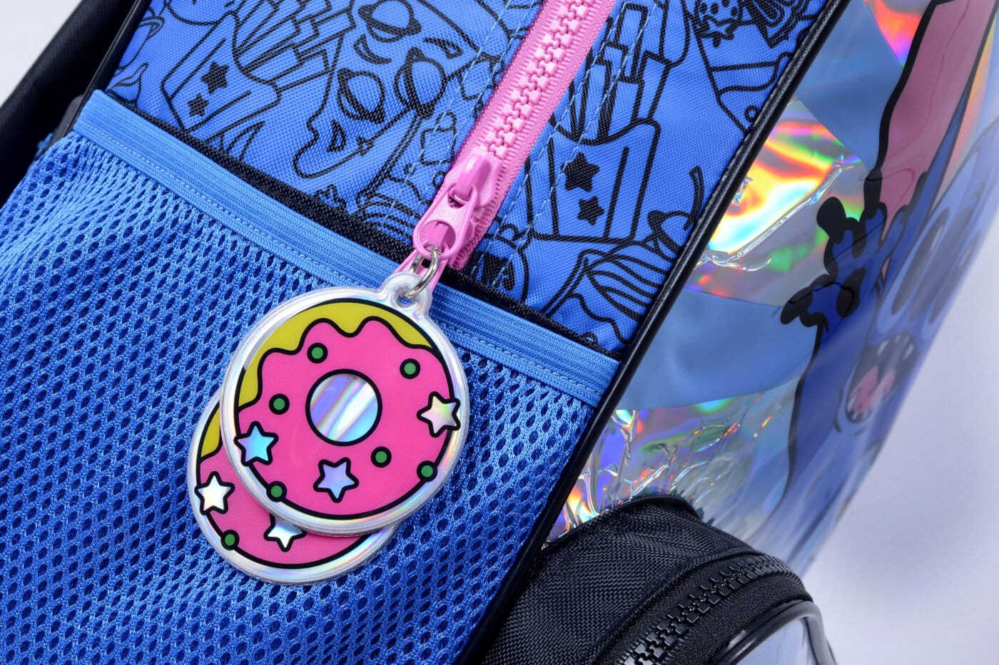 Mochila Stitch Linea Snack 12". Para Jardín.