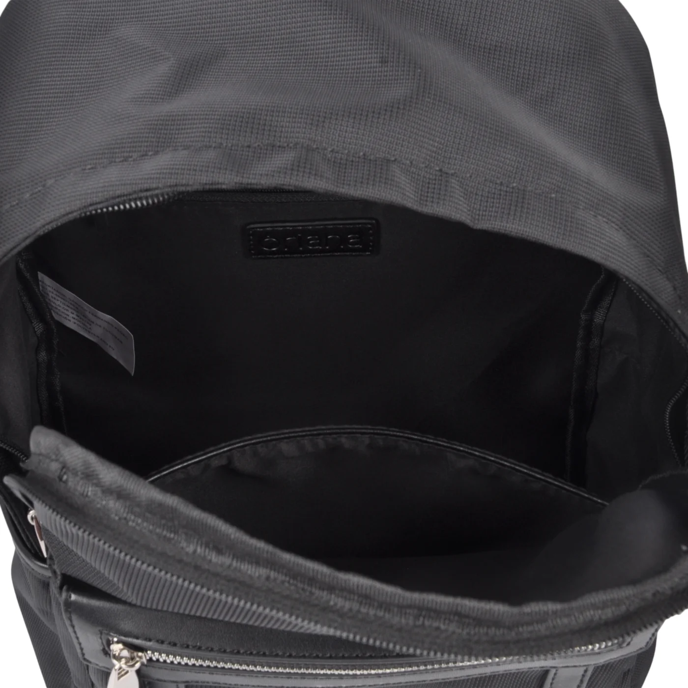 Mochila Oriana de Vestir Microfibra Premium Negra.