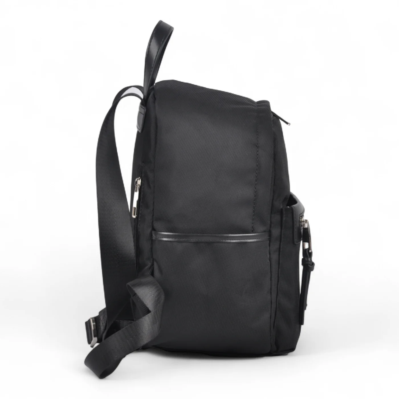 Mochila Oriana de Vestir Microfibra Premium Negra.