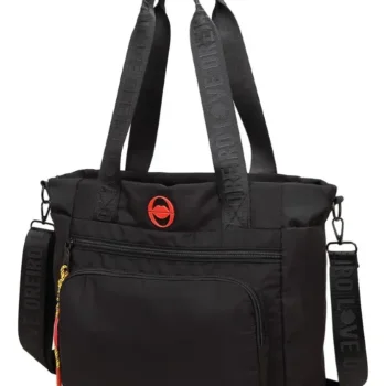 Bolso Tote Las Oreiro Microfibra Mediano.