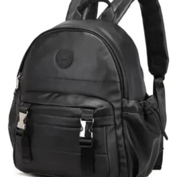 Mochila Las Oreiro Love Eco Cuero.