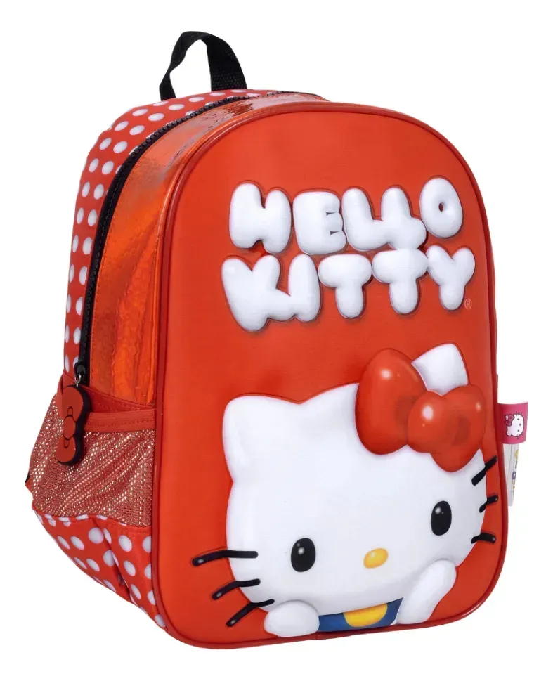 Mochila Hello Kitty Balloon 12". Ideal Para Jardín.