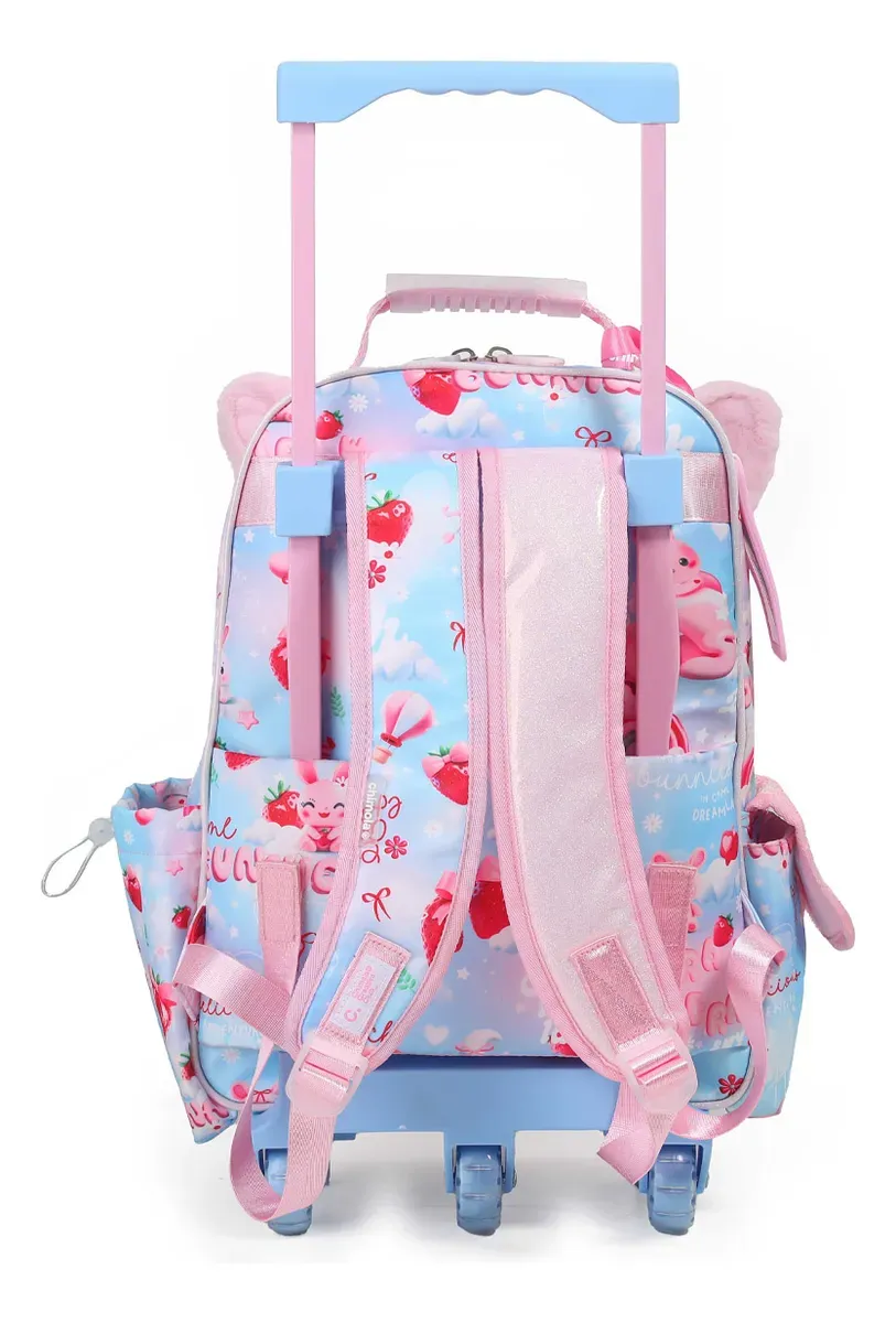 Mochila Chimola c/carro 16" Personaje Bunny.