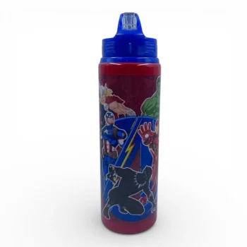 Botella Avengers Aluminio 750 ml Pico Rebatible Azul