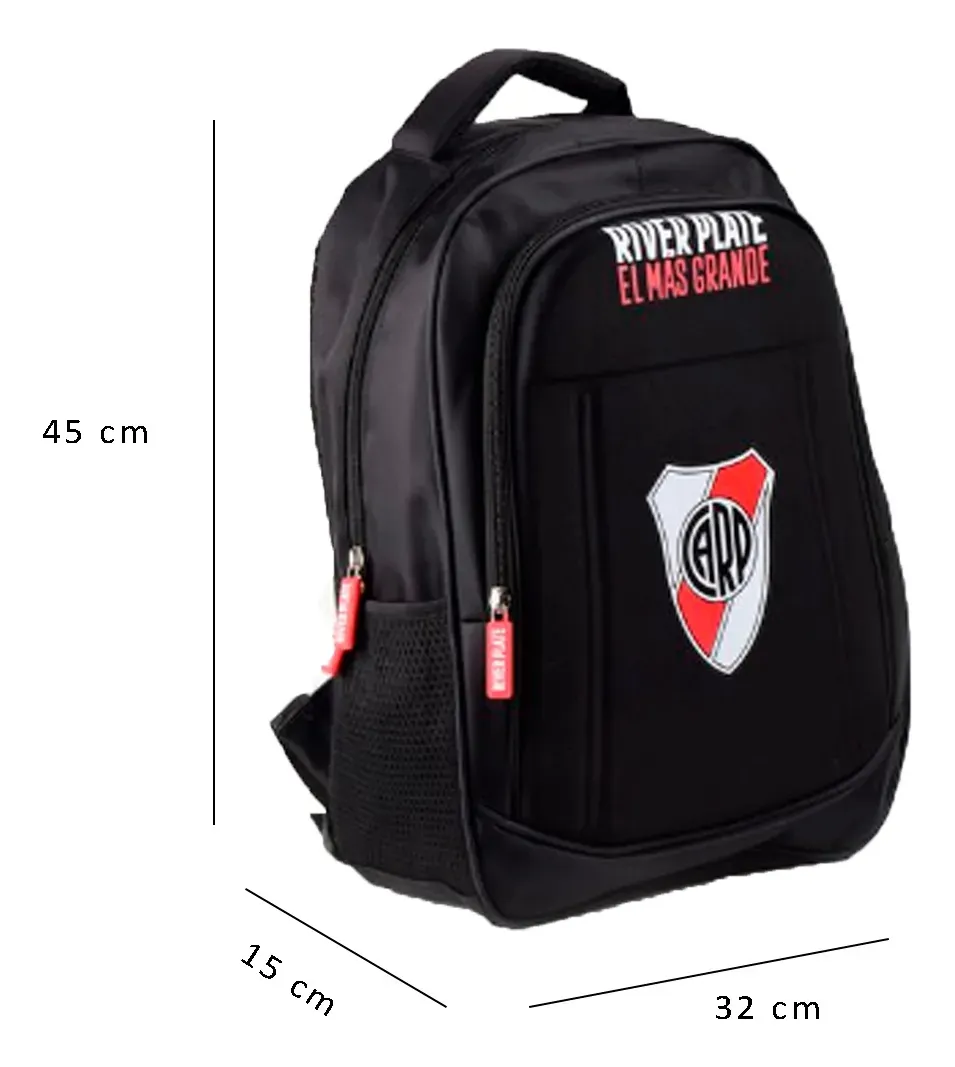 Mochila River Plate 17". Tamaño Grande.