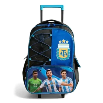 Mochila Afa Selección Argentina c/carro 18". Tamaño Grande.