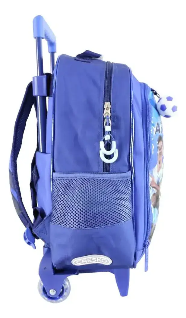 Mochila Afa Selección Argentina c/carro 14". Tamaño Mediano.
