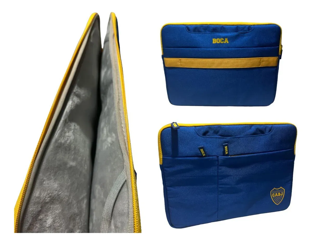 Funda Porta Notebook Boca Juniors.
