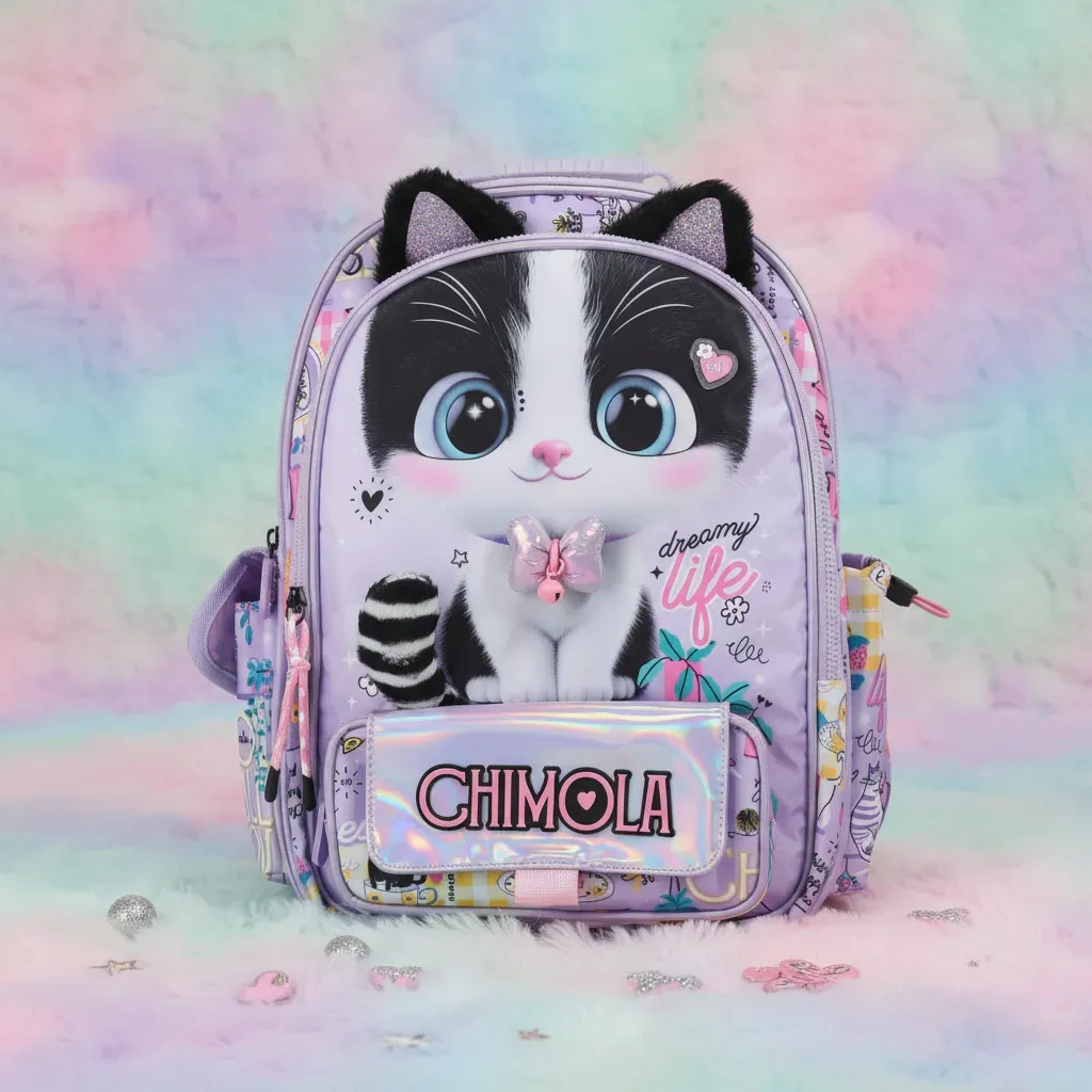 Mochila Chimola Cat 16" Tamaño Grande