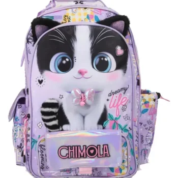 Mochila Chimola cat Espalda 18" Gran Capacidad.