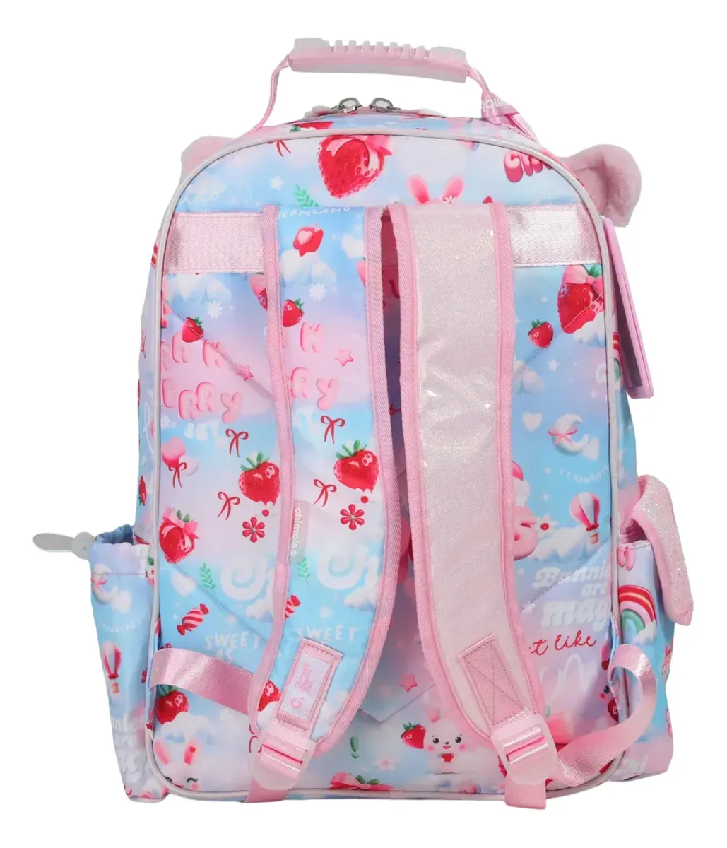 Mochila Chimola Espalda 18" Gran Capacidad. Figura Bunny.