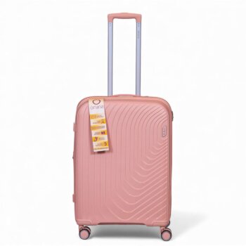 Valija Oriana Polipropileno Mediana 24" Rosa.