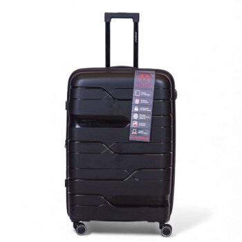 Valija Magenta polipropileno grande 28" negra.