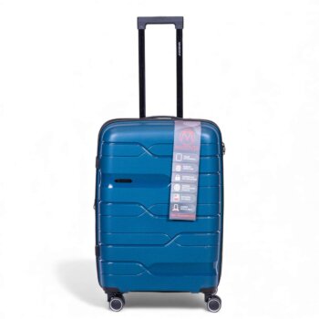 Valija Magenta Polipropileno Mediana 24" Azul.