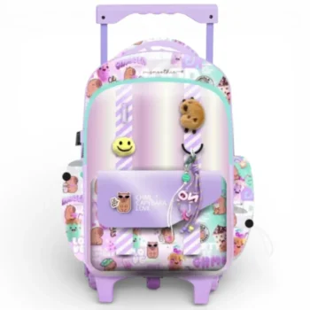 Mochila Chimola My Friends Capymola Love c/c 18".