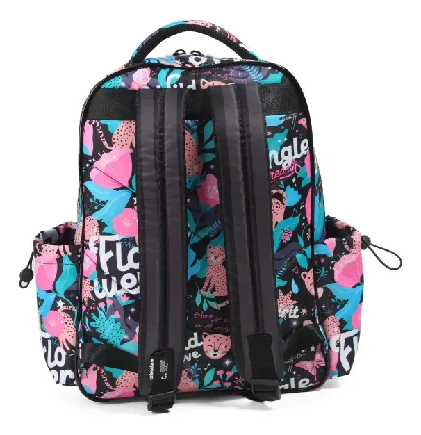 Mochila Chimola Mix Jungle Love 17". Tamaño Grande.