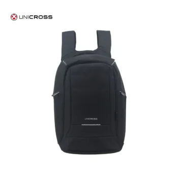 Mochila Unicross antirrobo puerto usb 19" Negra.