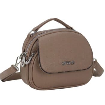 Cartera Oriana Bandolera Eco Cuero. Colores Varios.