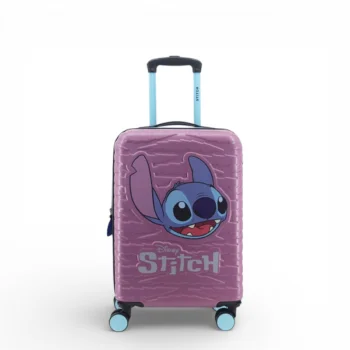 Valija Stitch Tamaño Cabina Carry On 20" Lila