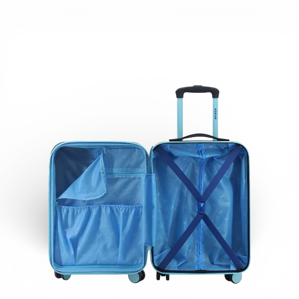 Valija Stitch Tamaño Cabina Carry On 20" Lila