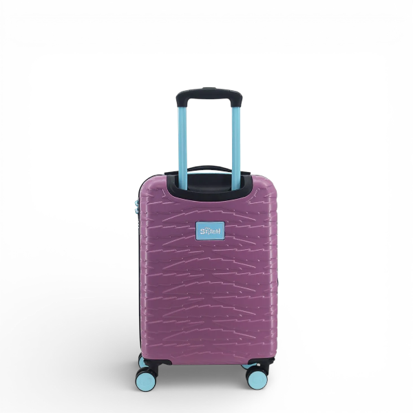 Valija Stitch Tamaño Cabina Carry On 20" Lila