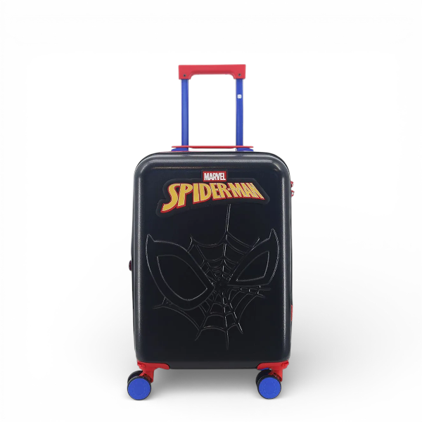Valija Spiderman Tamaño Cabina Carry On 20" Negra