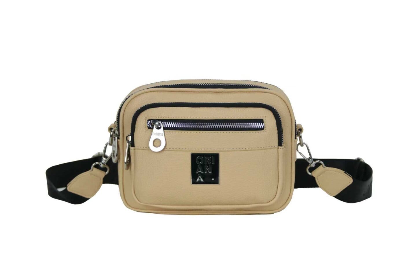 Cartera Oriana Bandolera Eco Cuero. Colores Varios.
