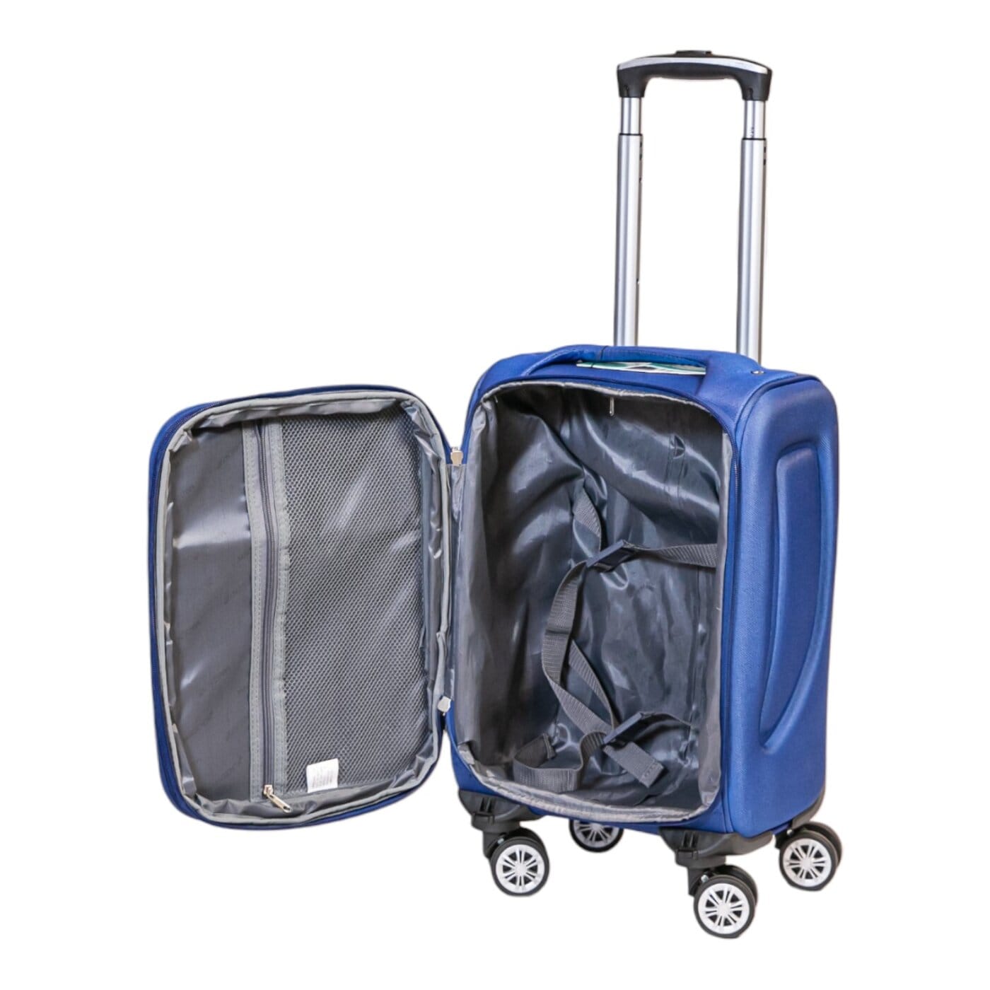Valija Magenta 18" Cabina Carry-On Tela Azul.