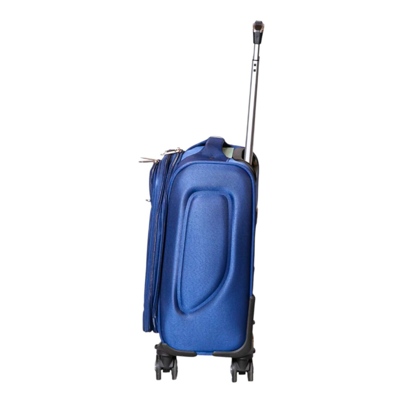Valija Magenta 18" Cabina Carry-On tela Celeste c/Gris