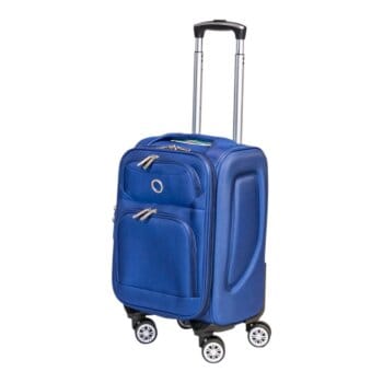 Valija Magenta 18" Cabina Carry-On Tela Azul.