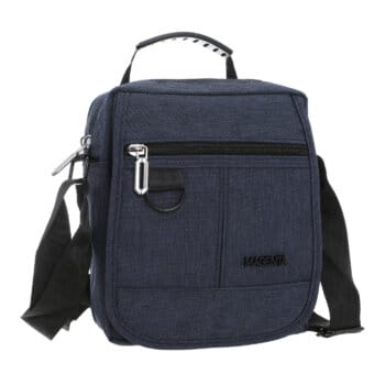 Morral Urbano Magenta Chico De Lona Dos Divisiones.