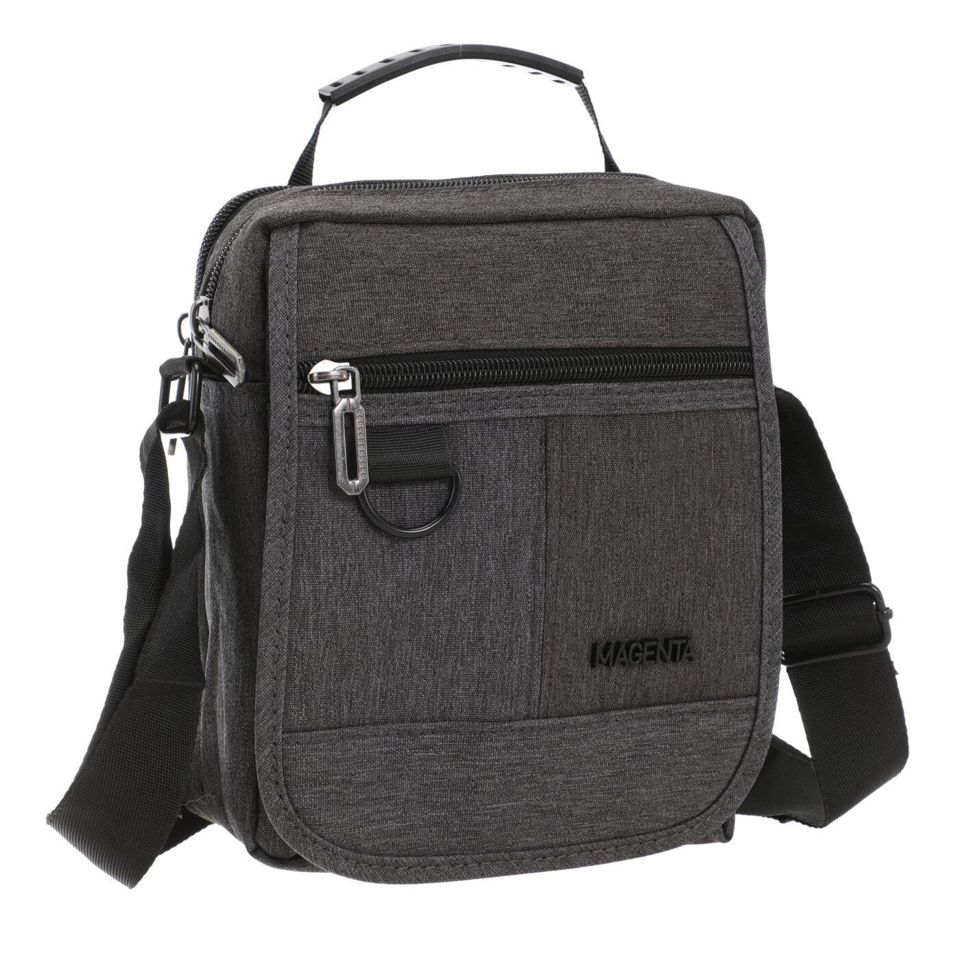 Morral Urbano Magenta Chico De Lona Dos Divisiones.