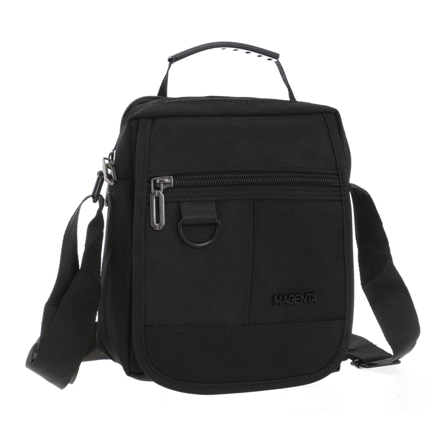 Morral Urbano Magenta Chico De Lona Dos Divisiones.
