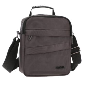 Morral Urbano Magenta Mediano De Lona Dos Divisiones.