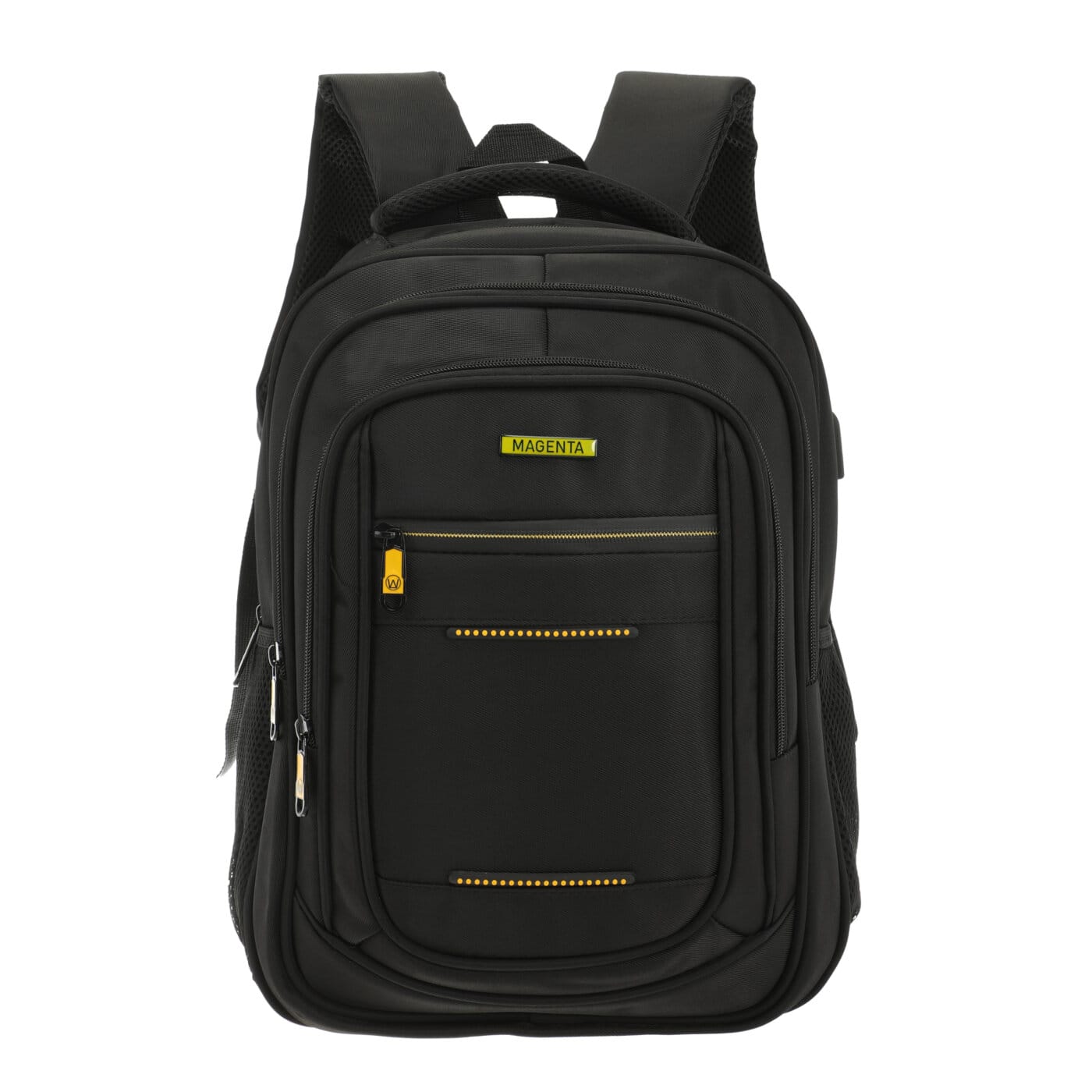 Mochila Magenta Con Porta NotebooK Hasta 17.5". C/Puerto USB.