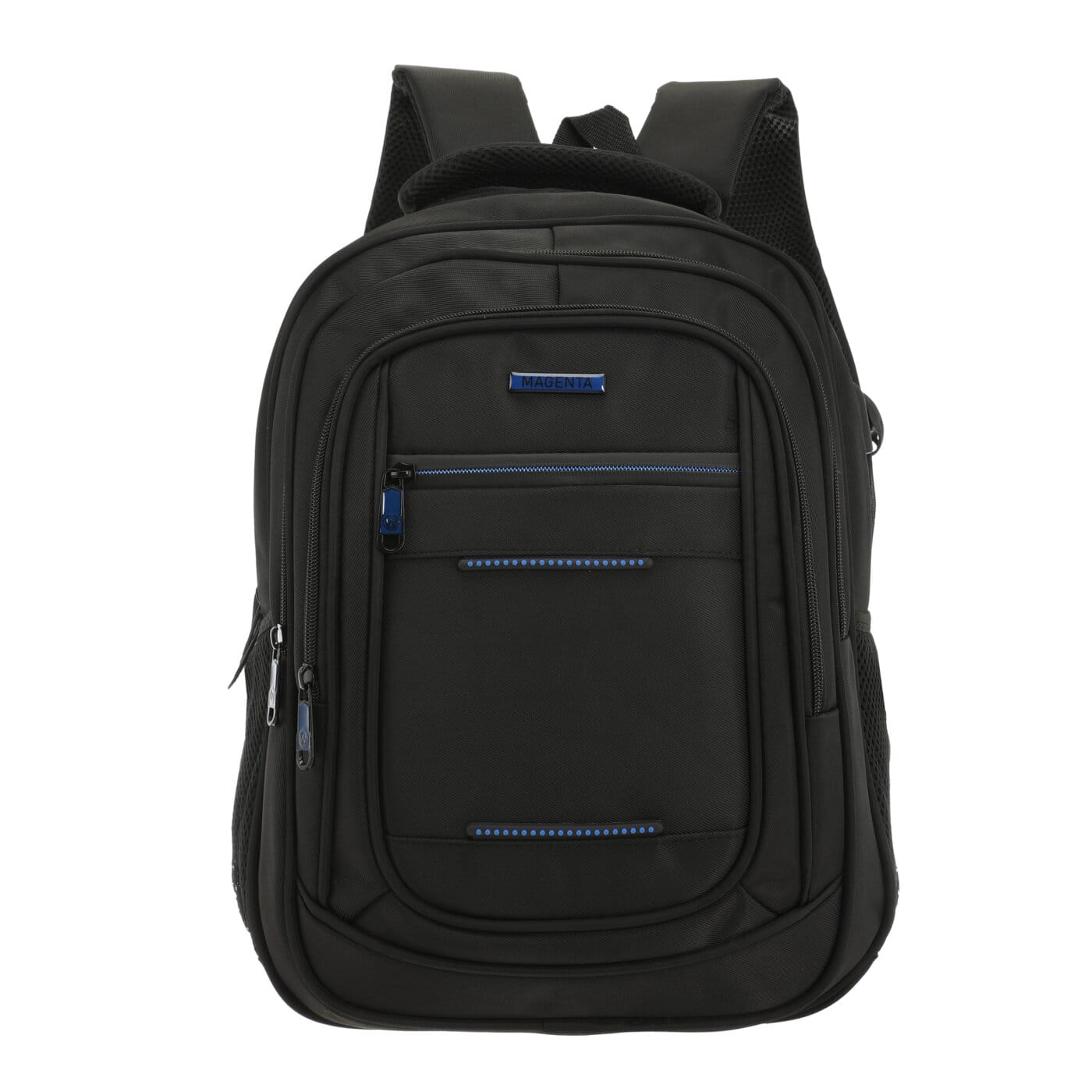 Mochila Magenta Con Porta NotebooK Hasta 17.5". C/Puerto USB.