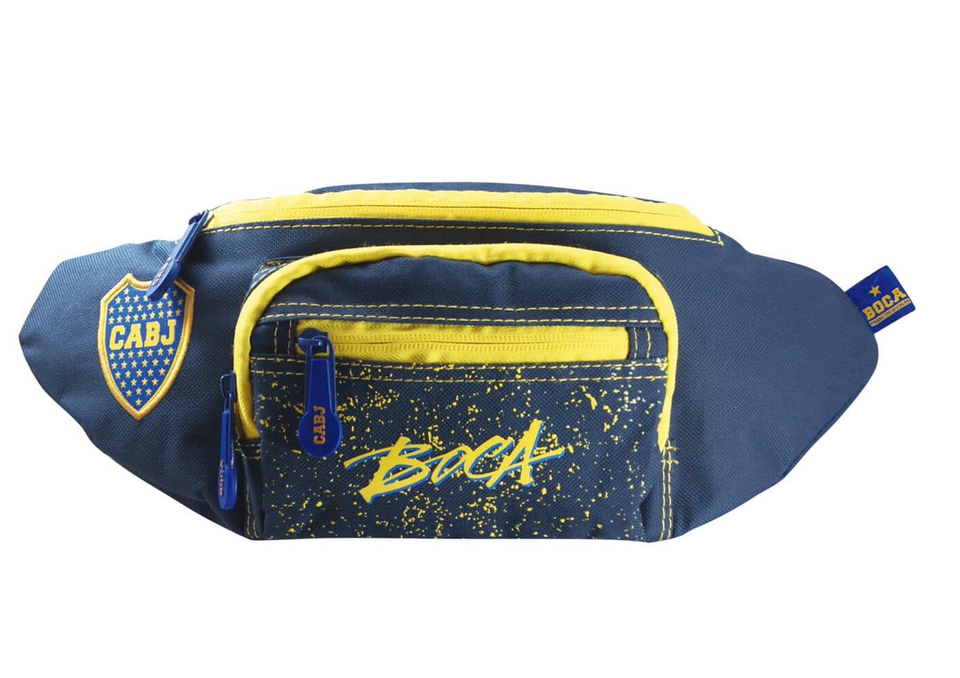 Riñonera Boca Juniors Tela Varios Bolsillos.