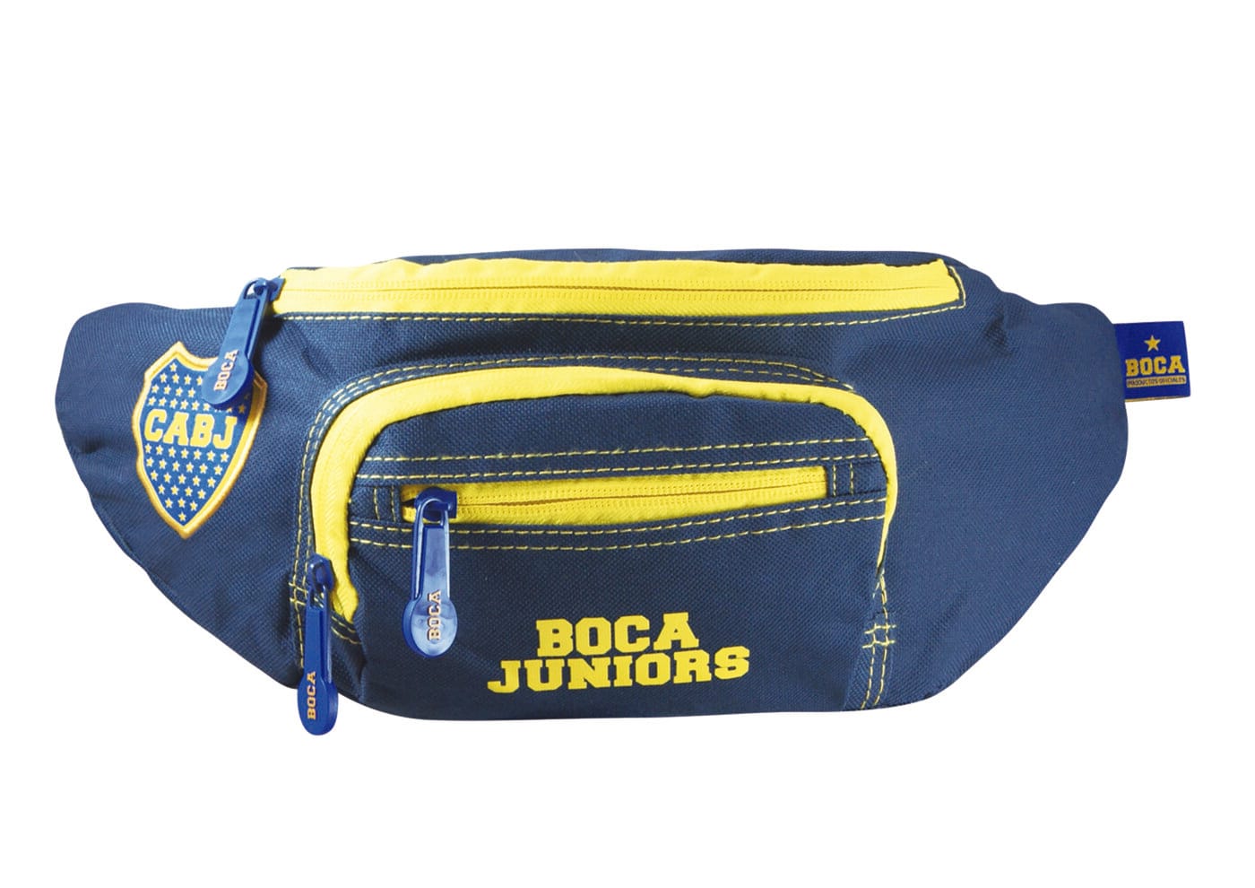 Riñonera Boca Juniors Tela Varios Bolsillos.