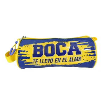 Cartuchera Boca Juniors Forma Tubo.