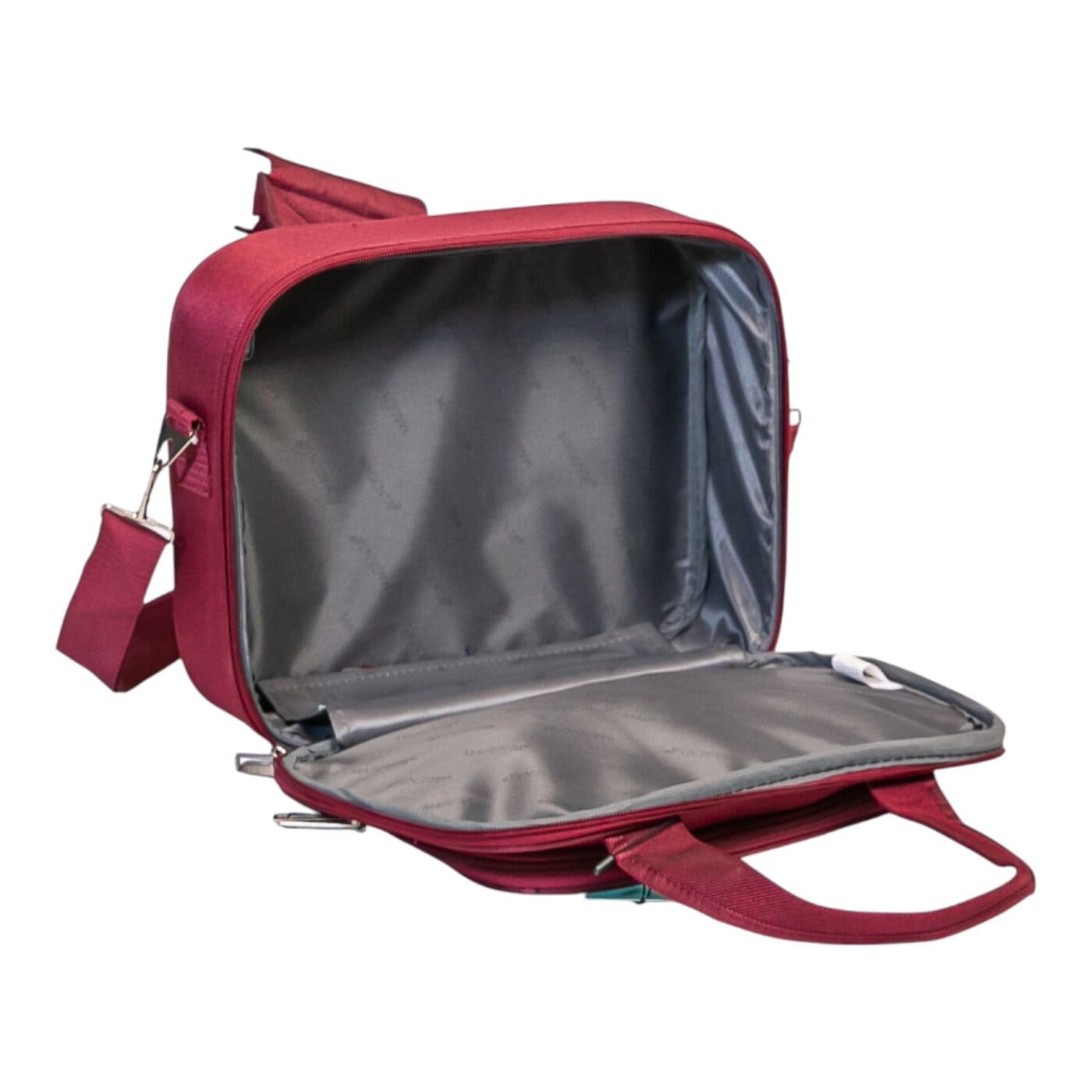 Neceser Armado Magenta Para Viaje Tela Bordo.