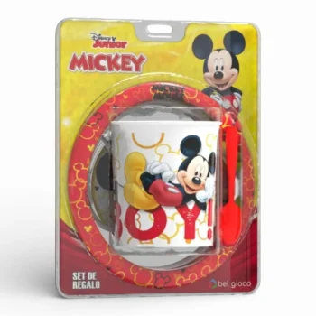 Set Bowl+taza+cuchara Mickey Mouse