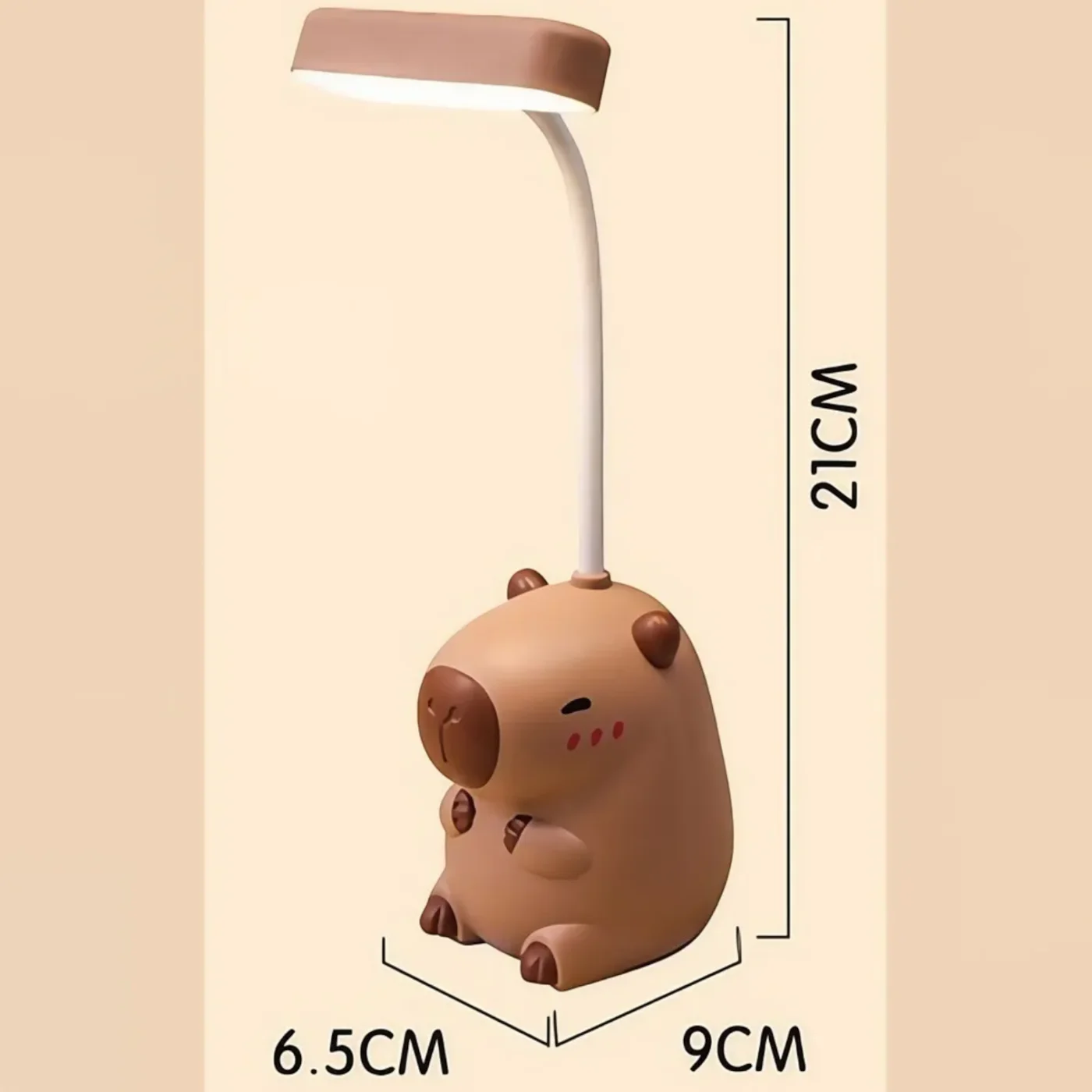 Lámpara Led Capibara con Recarga USB