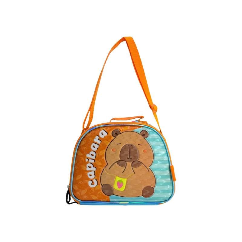 Set de Mochila Magenta "Capibara" 4 Piezas.